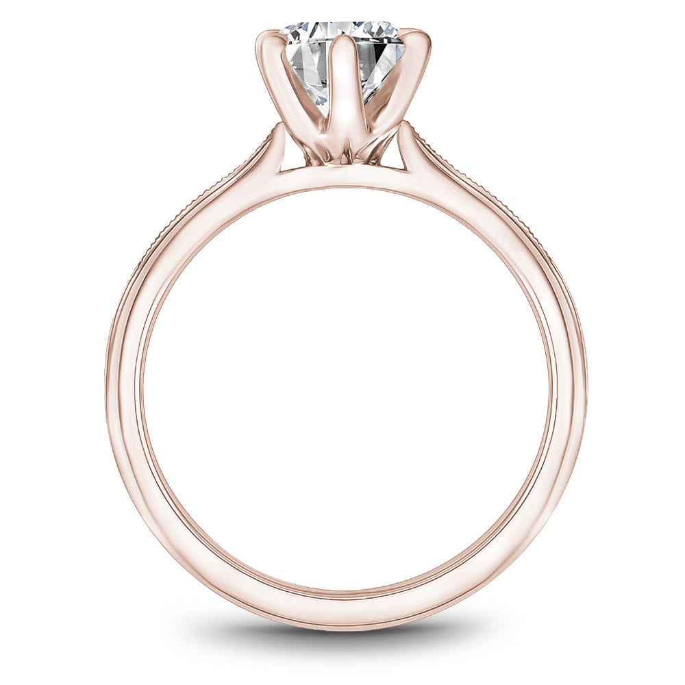Noam Carver Engagement Ring Rose 18k Gold