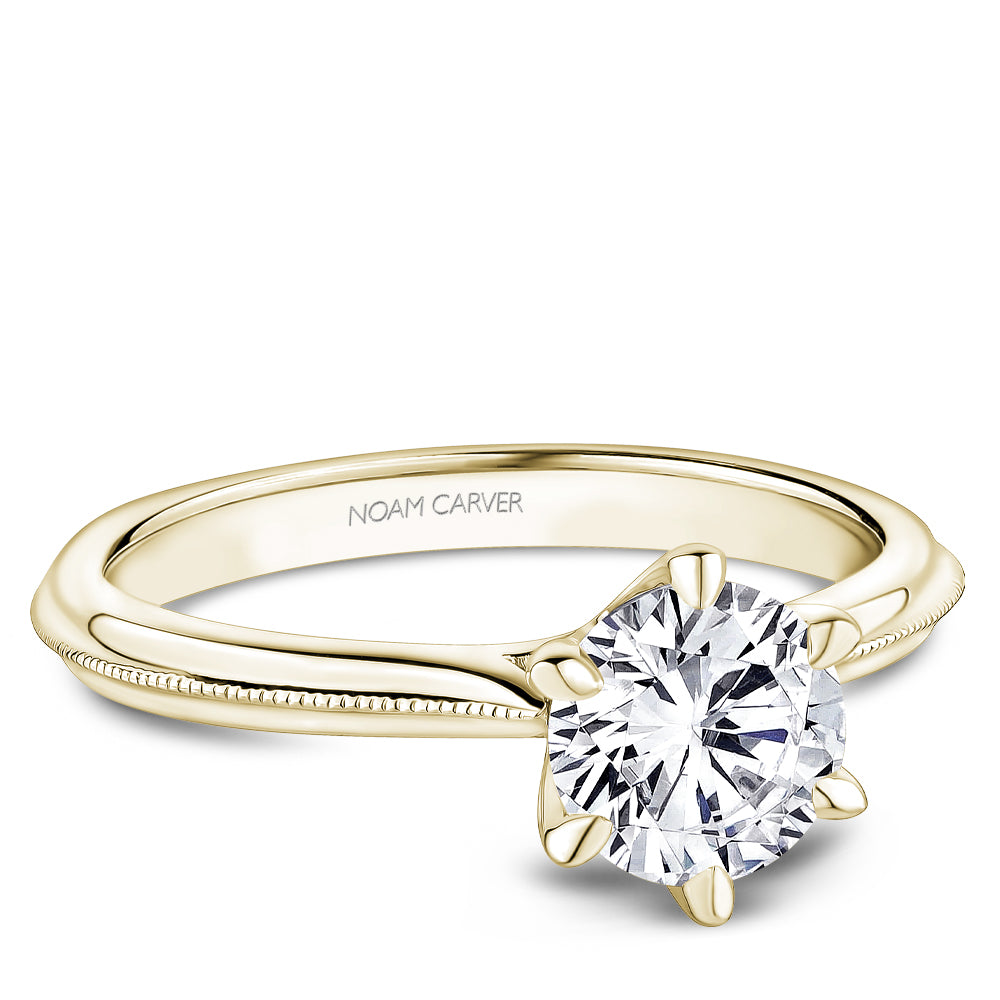 Noam Carver Engagement Ring Yellow 18k Gold