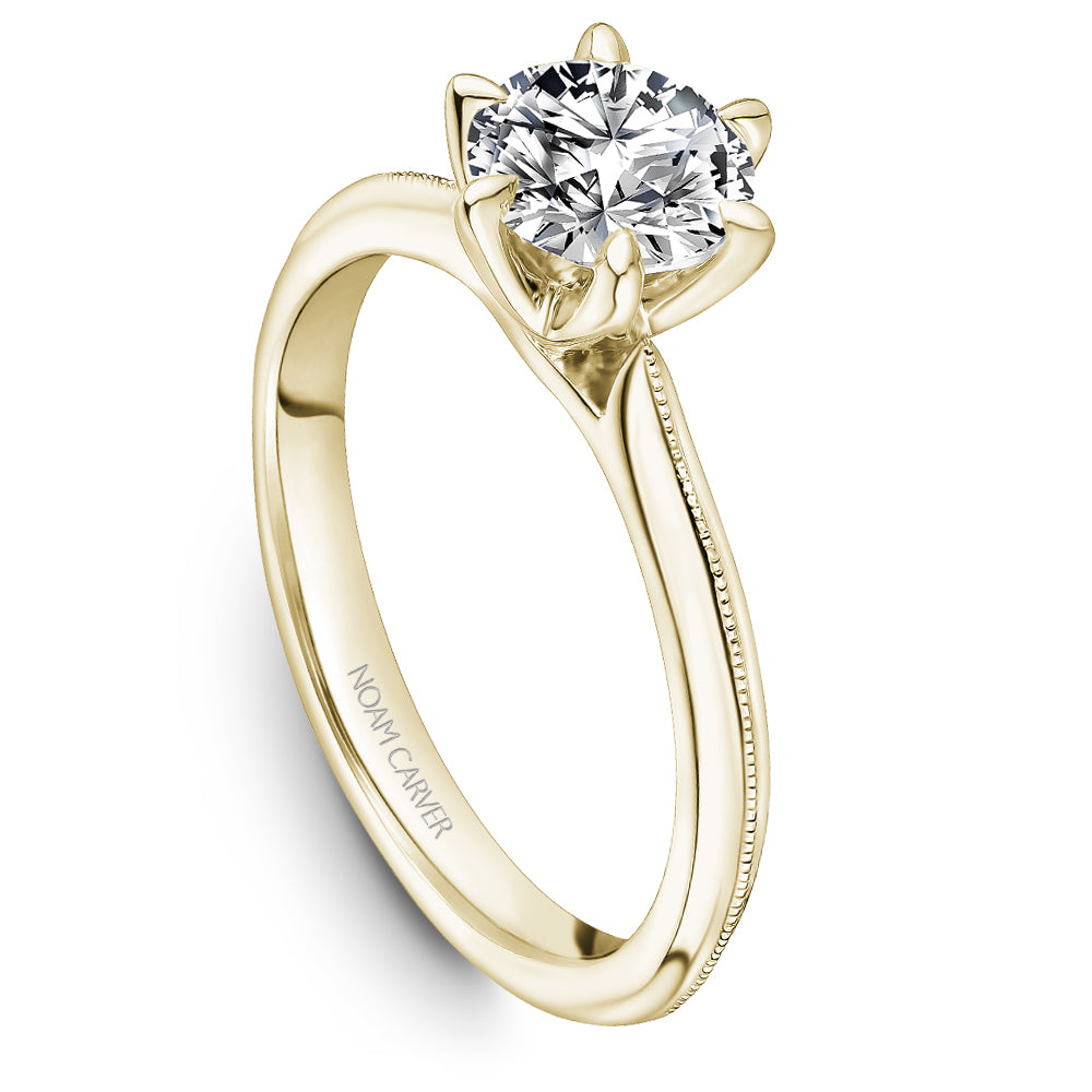 Noam Carver Engagement Ring Yellow 14k Gold