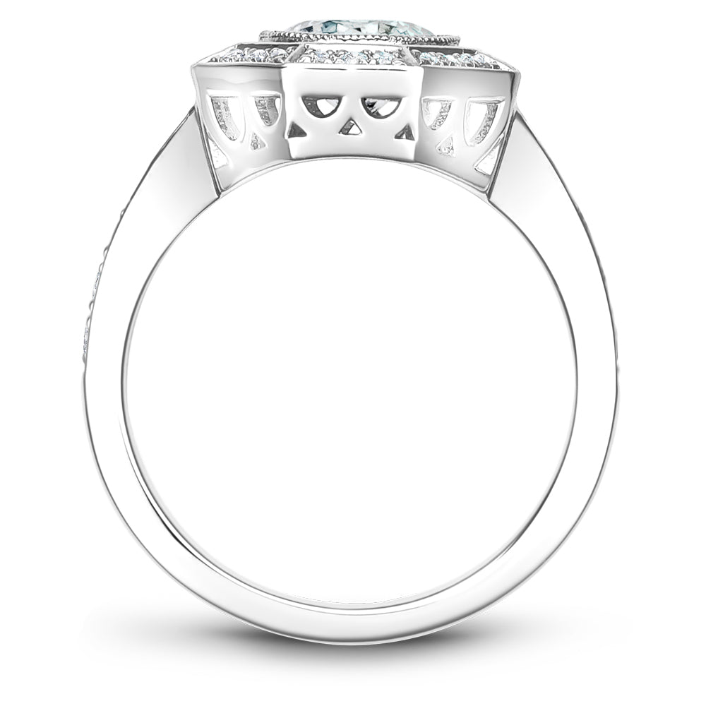 Noam Carver Engagement Ring Platinum With 34 RD TCW 0.36ct