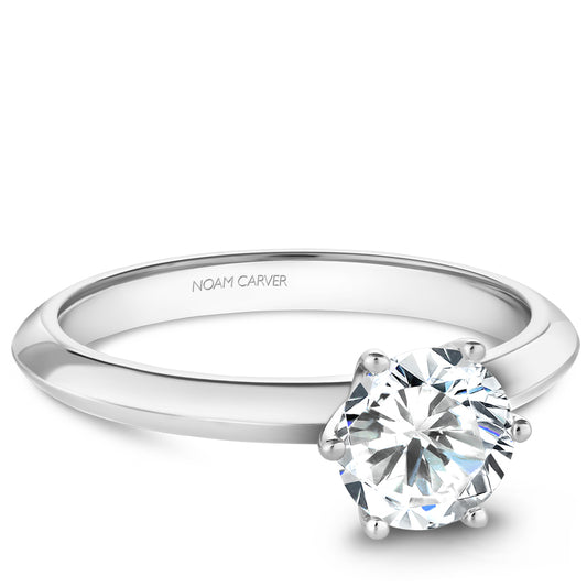 Noam Carver Engagement Ring White 18k Gold