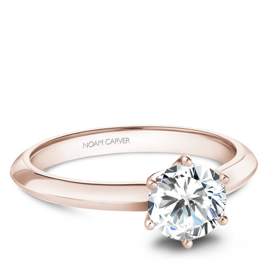 Noam Carver Engagement Ring Rose 14k Gold