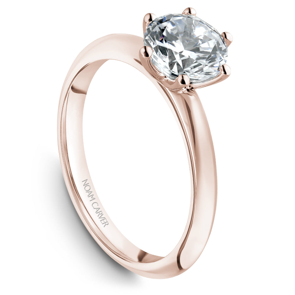 Noam Carver Engagement Ring Rose 14k Gold