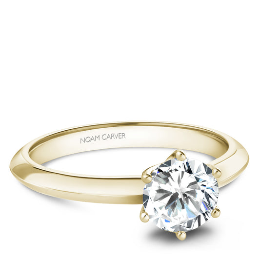 Noam Carver Engagement Ring Yellow 14k Gold