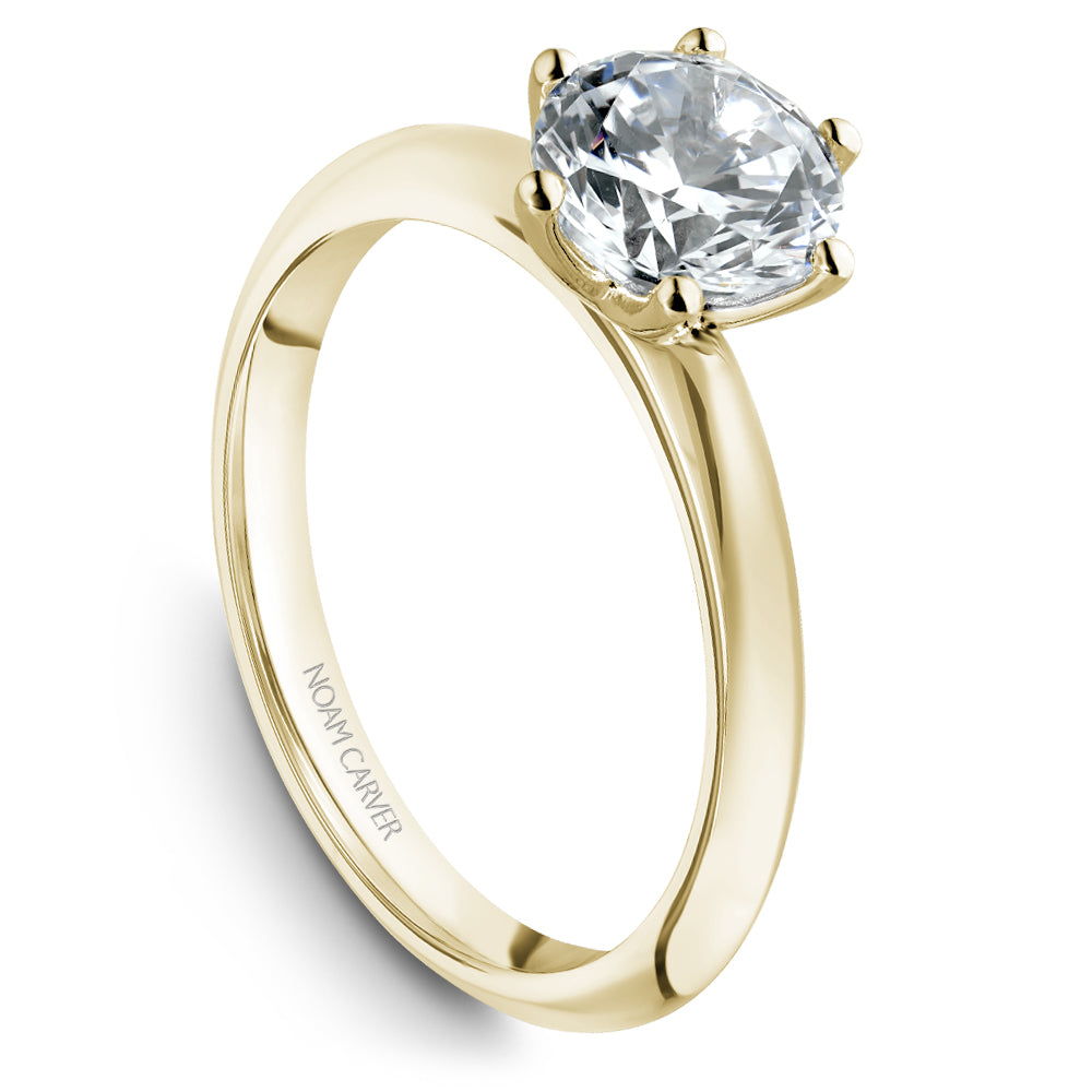 Noam Carver Engagement Ring Yellow 14k Gold
