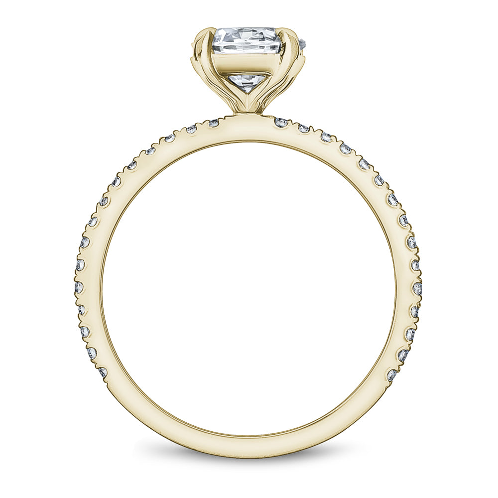 Noam Carver Engagement Ring Yellow 18k Gold With 30 RD TCW 0.24ct