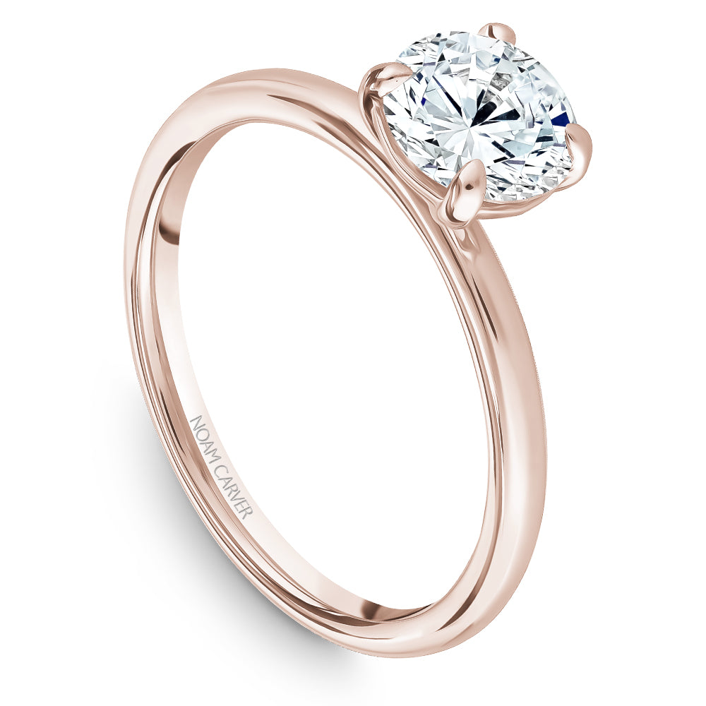 Noam Carver Engagement Ring Rose 18k Gold