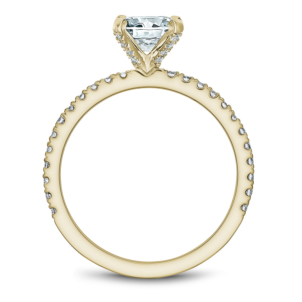 Noam Carver Engagement Ring Yellow 14k Gold With 40 RD TCW 0.38ct