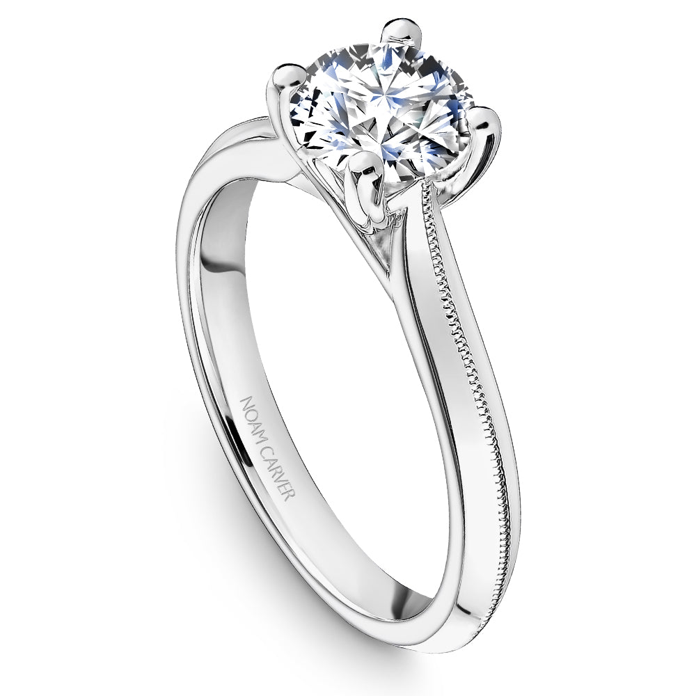 Noam Carver Engagement Ring White 14k Gold