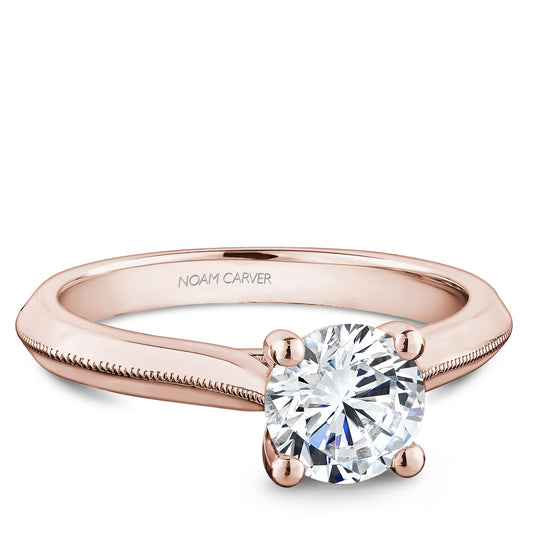 Noam Carver Engagement Ring Rose 18k Gold