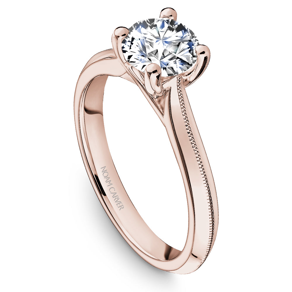 Noam Carver Engagement Ring Rose 18k Gold