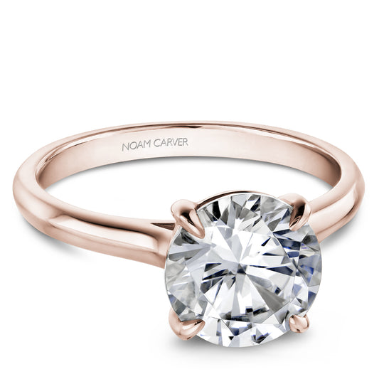 Noam Carver Engagement Ring Rose 18k Gold