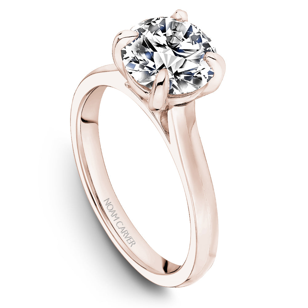 Noam Carver Engagement Ring Rose 18k Gold