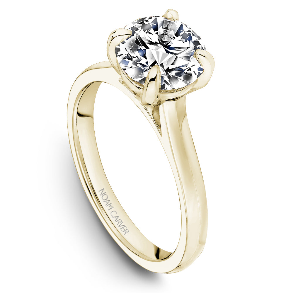 Noam Carver Engagement Ring Yellow 14k Gold