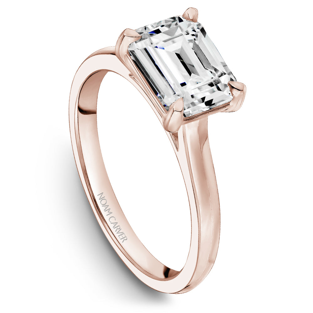 Noam Carver Engagement Ring Rose 18k Gold