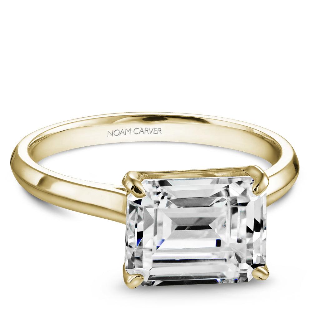 Noam Carver Engagement Ring Yellow 14k Gold