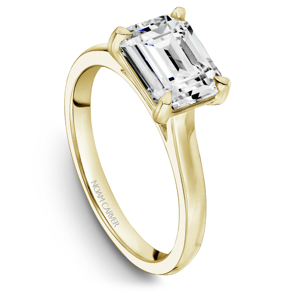 Noam Carver Engagement Ring Yellow 14k Gold