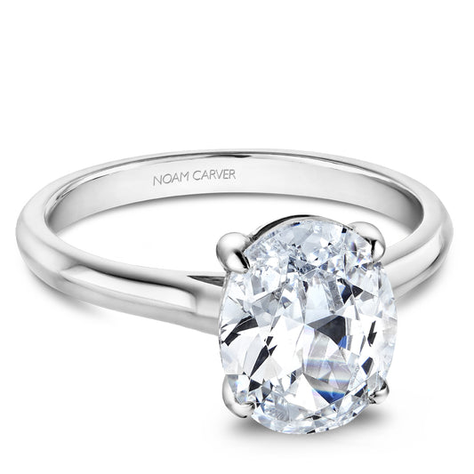 Noam Carver Engagement Ring White 18k Gold