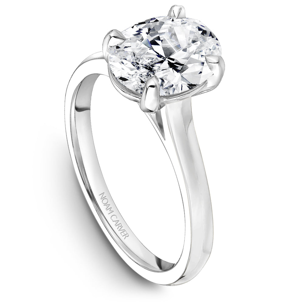 Noam Carver Engagement Ring White 14k Gold