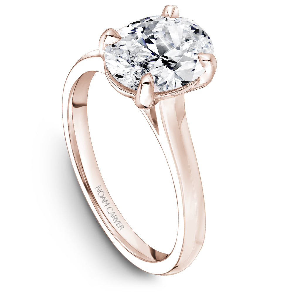 Noam Carver Engagement Ring Rose 18k Gold