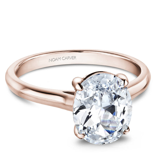 Noam Carver Engagement Ring Rose 14k Gold