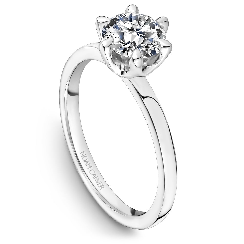 Noam Carver Engagement Ring White 14k Gold