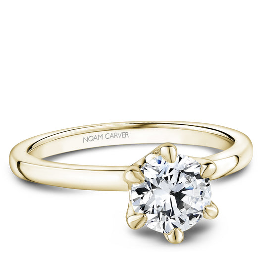 Noam Carver Engagement Ring Yellow 14k Gold