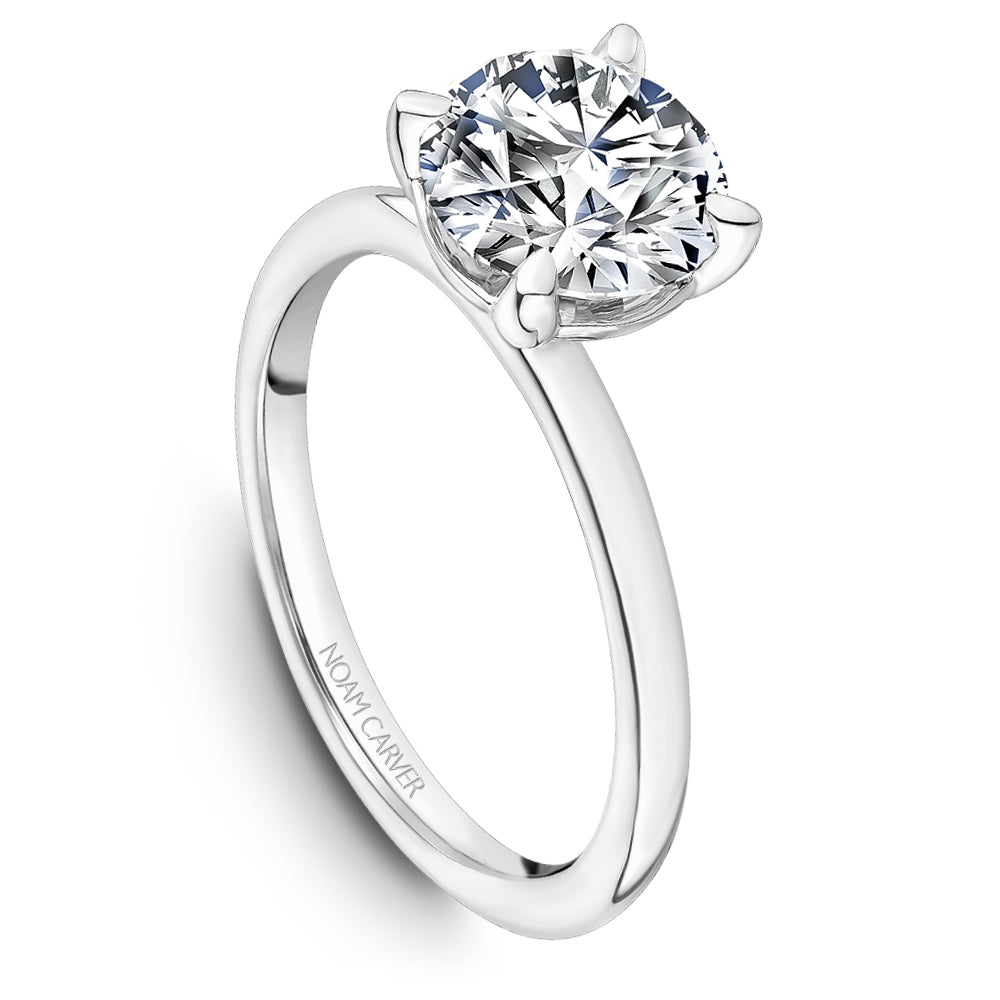 Noam Carver Engagement Ring White 14k Gold