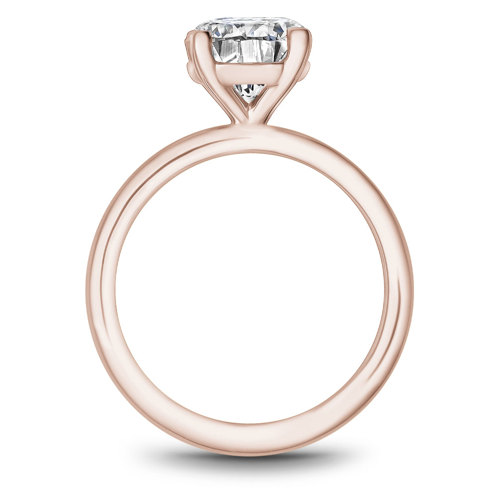 Noam Carver Engagement Ring Rose 14k Gold