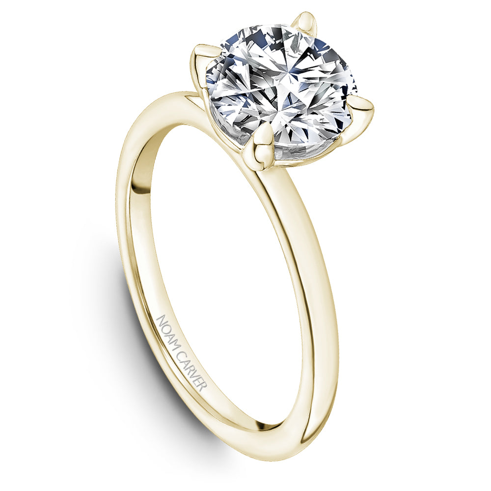 Noam Carver Engagement Ring Yellow 14k Gold