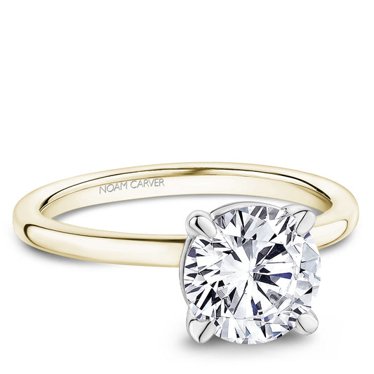 Noam Carver Engagement Ring Yellow & White 14k Gold