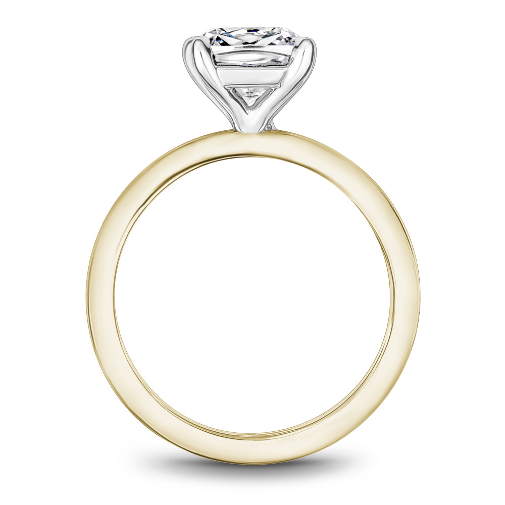 Noam Carver Engagement Ring Yellow & White 14k Gold