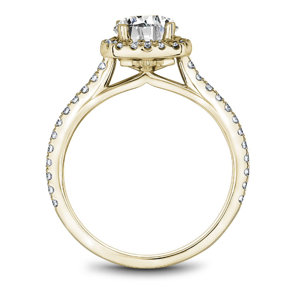 Noam Carver Engagement Ring Yellow 18k Gold With 44 RD TCW 0.38ct