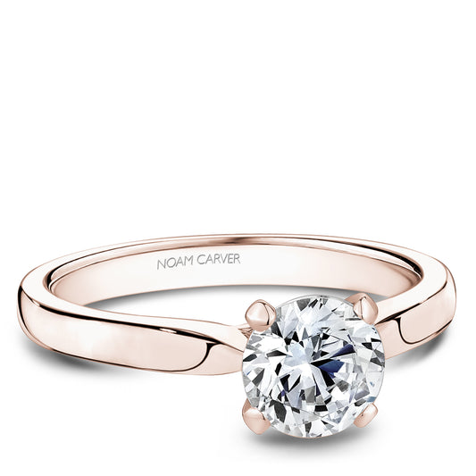 Noam Carver Engagement Ring Rose 14k Gold