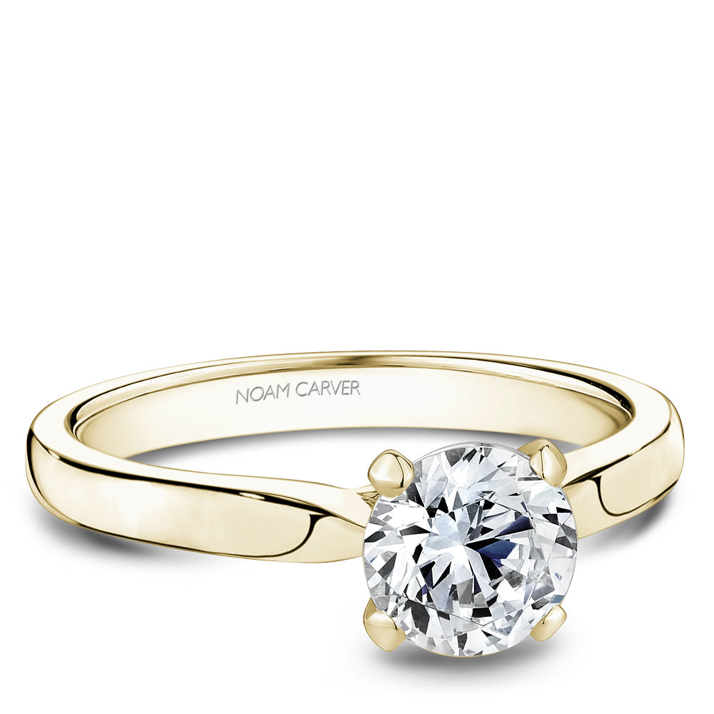 Noam Carver Engagement Ring Yellow 14k Gold