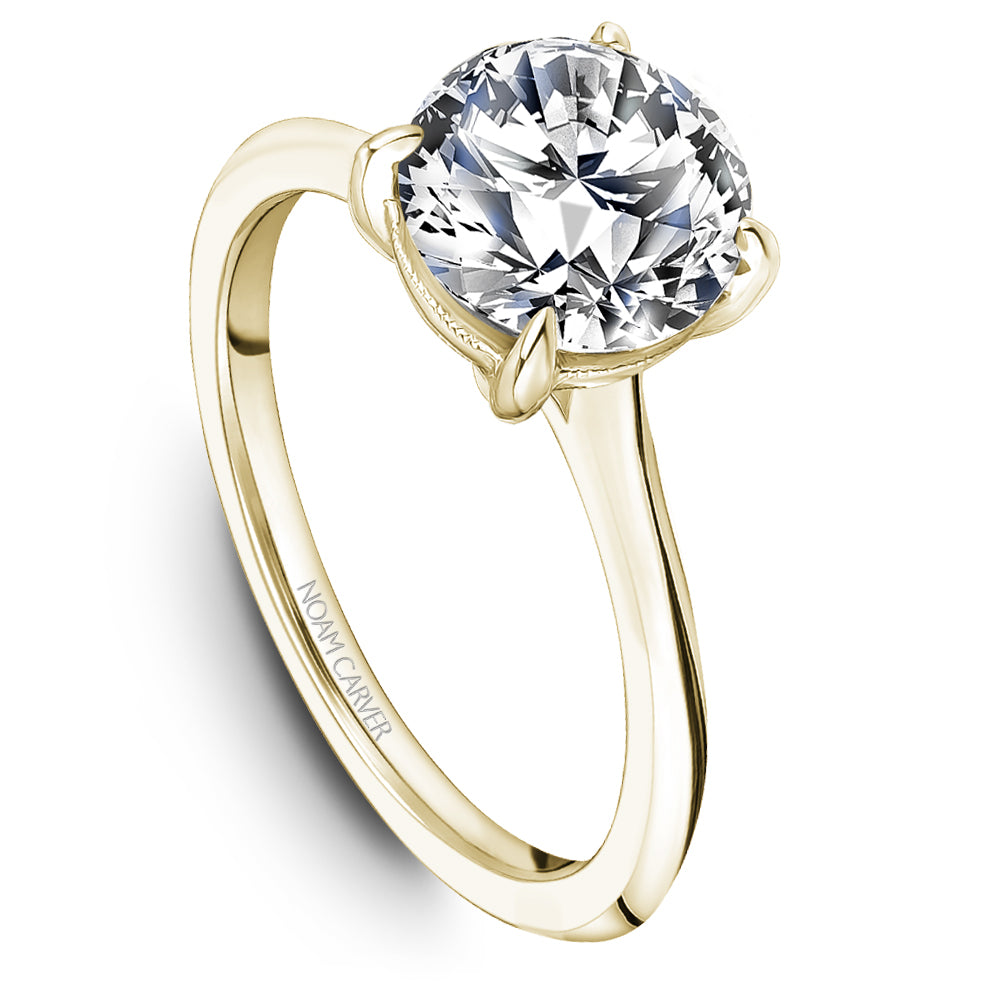 Noam Carver Engagement Ring Yellow 18k Gold