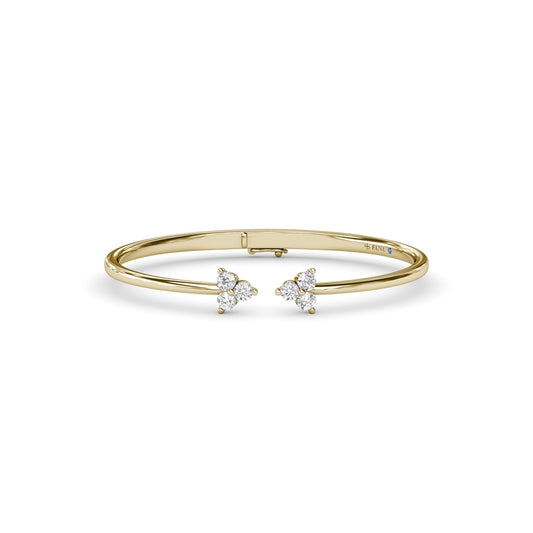 Fana Whimsical Three Stone Bangle