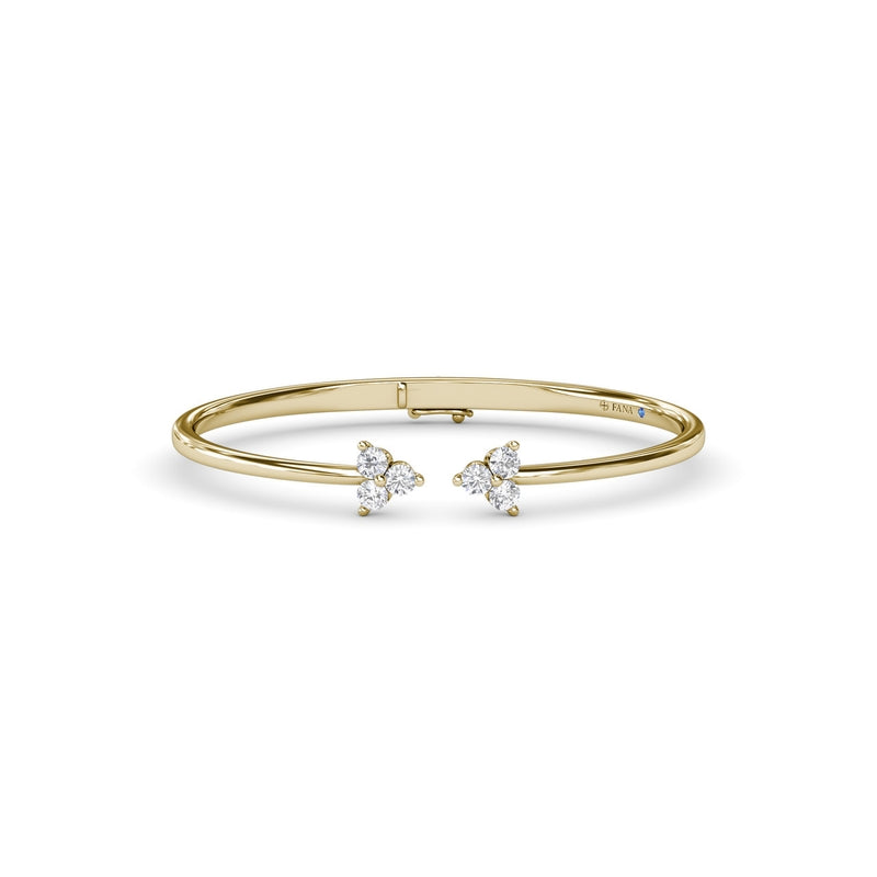 Fana Whimsical Three Stone Bangle