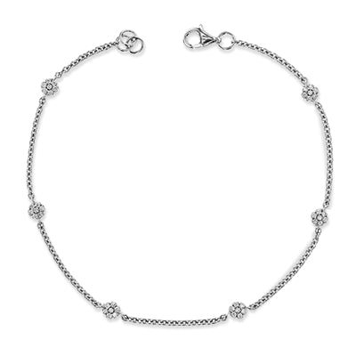 Simon G Fashion Harmonie Bracelet In 18K Gold With Diamonds (White)