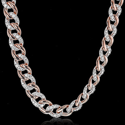 Simon G. Necklace 18k Gold (Yellow) 2.48 ct Diamond