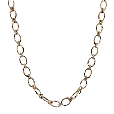 Simon G Fashion Necklace In 18K Gold With Diamonds (Rose)