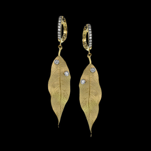 Simon G. Earring 18k Gold (White, Yellow) 0.23 ct Diamond