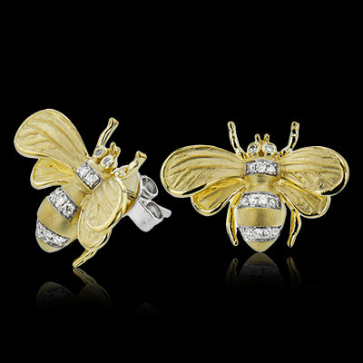Simon G. Earring 18k Gold (Yellow) 0.18 ct Diamond