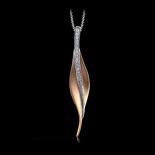 Simon G. Pendant 18k Gold (Rose, White) 0.13 ct Diamond