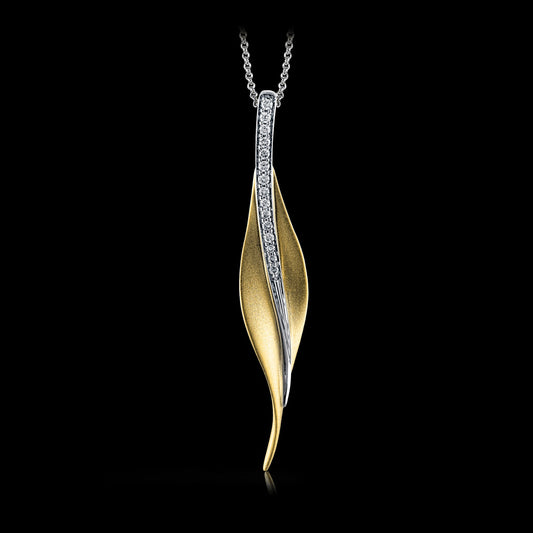Simon G. Pendant 18k Gold (White, Yellow) 0.13 ct Diamond