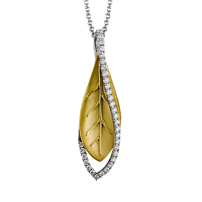Simon G Fashion Pendant In 18K Gold With Diamonds (Yellow,White)