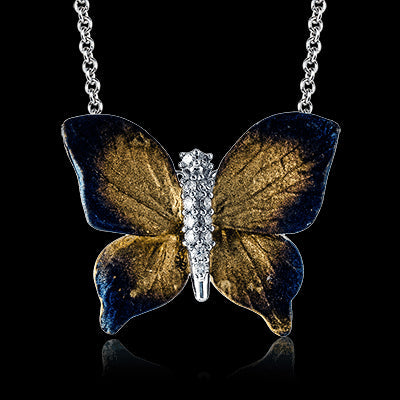 Simon G. Pendant 18k Gold (White, Yellow) 0.1 ct Diamond