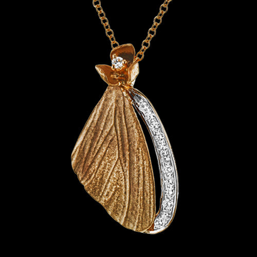 Simon G. Pendant 18k Gold (Rose, White) 0.11 ct Diamond