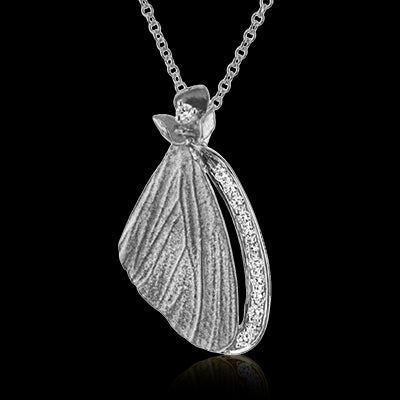 Simon G. Pendant 18k Gold (White) 0.11 ct Diamond