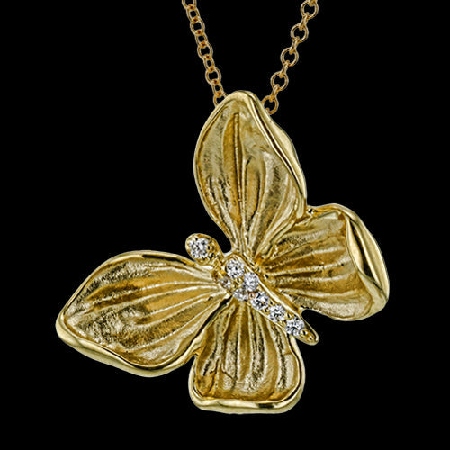 Simon G. Pendant 18k Gold (Yellow) 0.06 ct Diamond